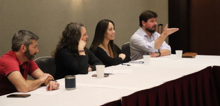 Members of the Academic Summit's breakout group.