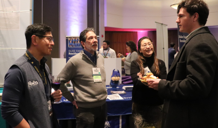 Attendees at the FMD Residency Fair