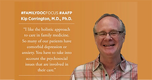 Oak Ridge Family Physician Dr. Kip Corrington Highlighted by AAFP