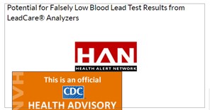 State Laboratory Does Not Use LeadCare® Machines for Blood Lead Analysis leadcare-advisory
