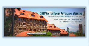 NCAFP’s Next Stop for More Terrific CME … The Blue Ridge Mountains of NC! 2017-wfpw